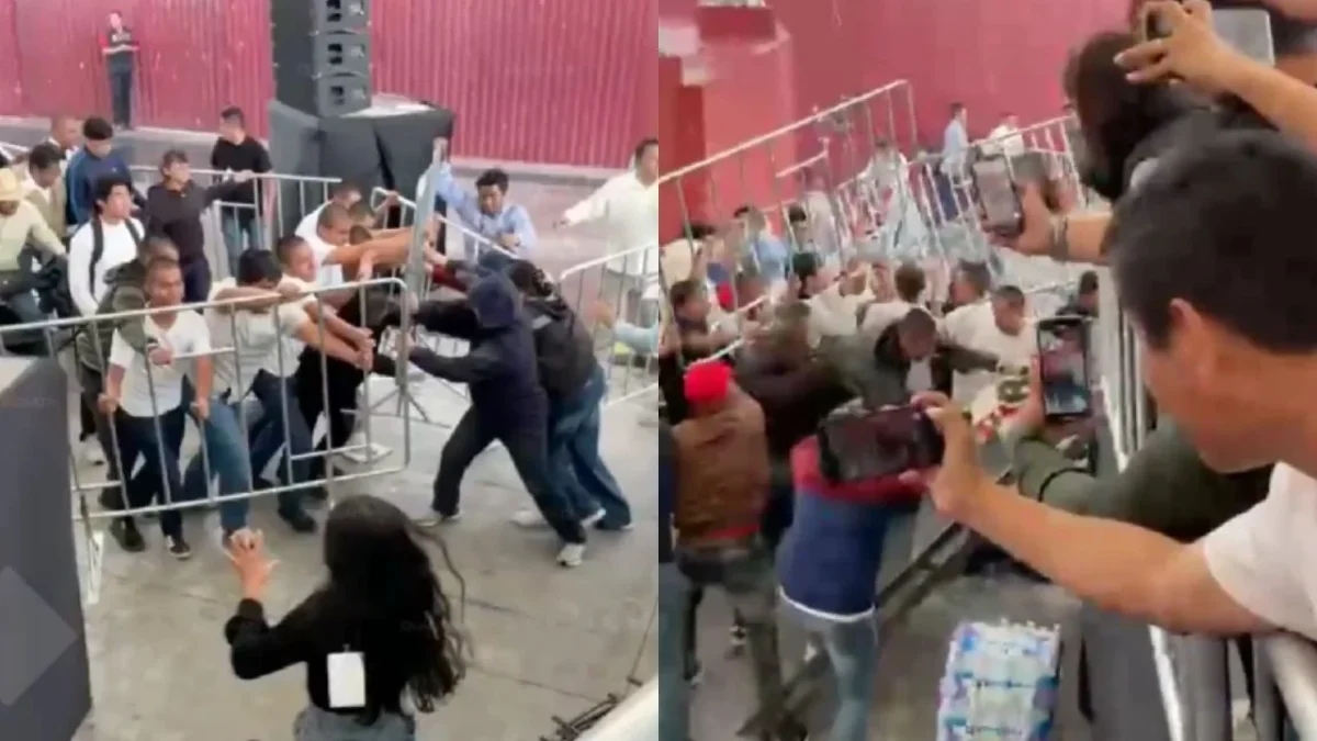 En el evento de la presidenta Claudia Sheinbaum para rendir su segundo informe en Hidalgo, se registraron protestas.