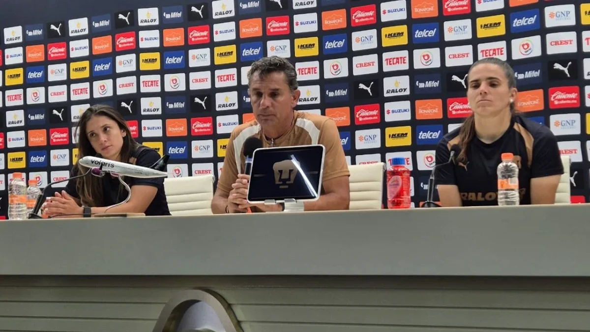 Roberto Medina, entrenador de Pumas Femenil, aseguró que poco a poco sus jugadoras ya han entendido la idea futbolística que planea.