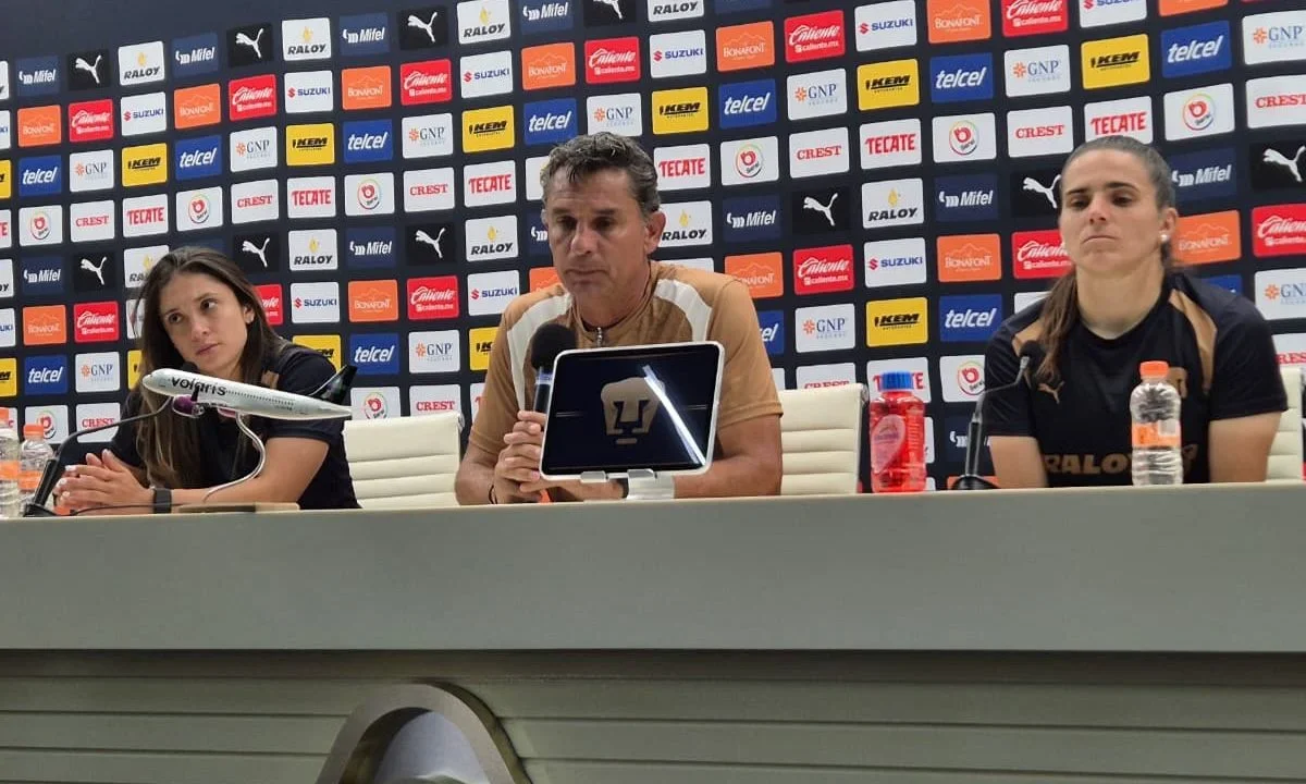 Roberto Medina, entrenador de Pumas Femenil, aseguró que poco a poco sus jugadoras ya han entendido la idea futbolística que planea.