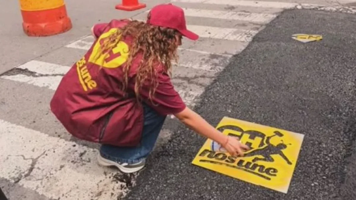 El Grupo Chespirito se deslindó de pintas con siglas 'CH', en calles de la alcaldía Cuauhtémoc en alusión a Citlalli Hernández.