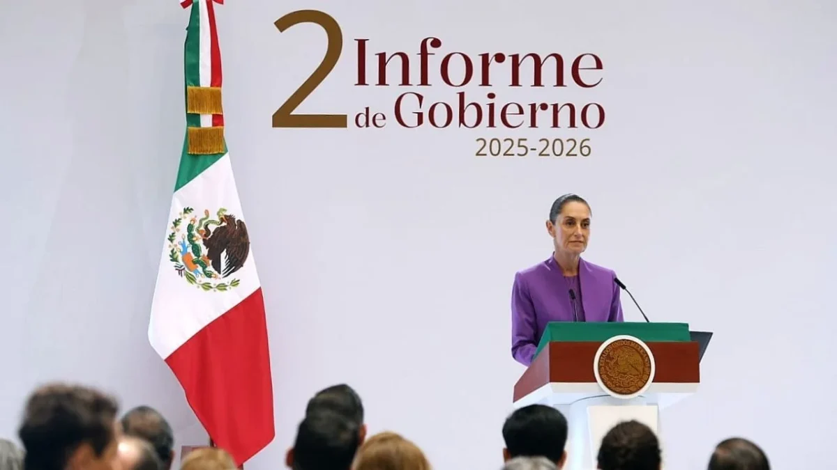 La presidenta Claudia Sheinbaum aseguró en su segundo informe que se separó el poder económico del político y se gobierna con honestidad.