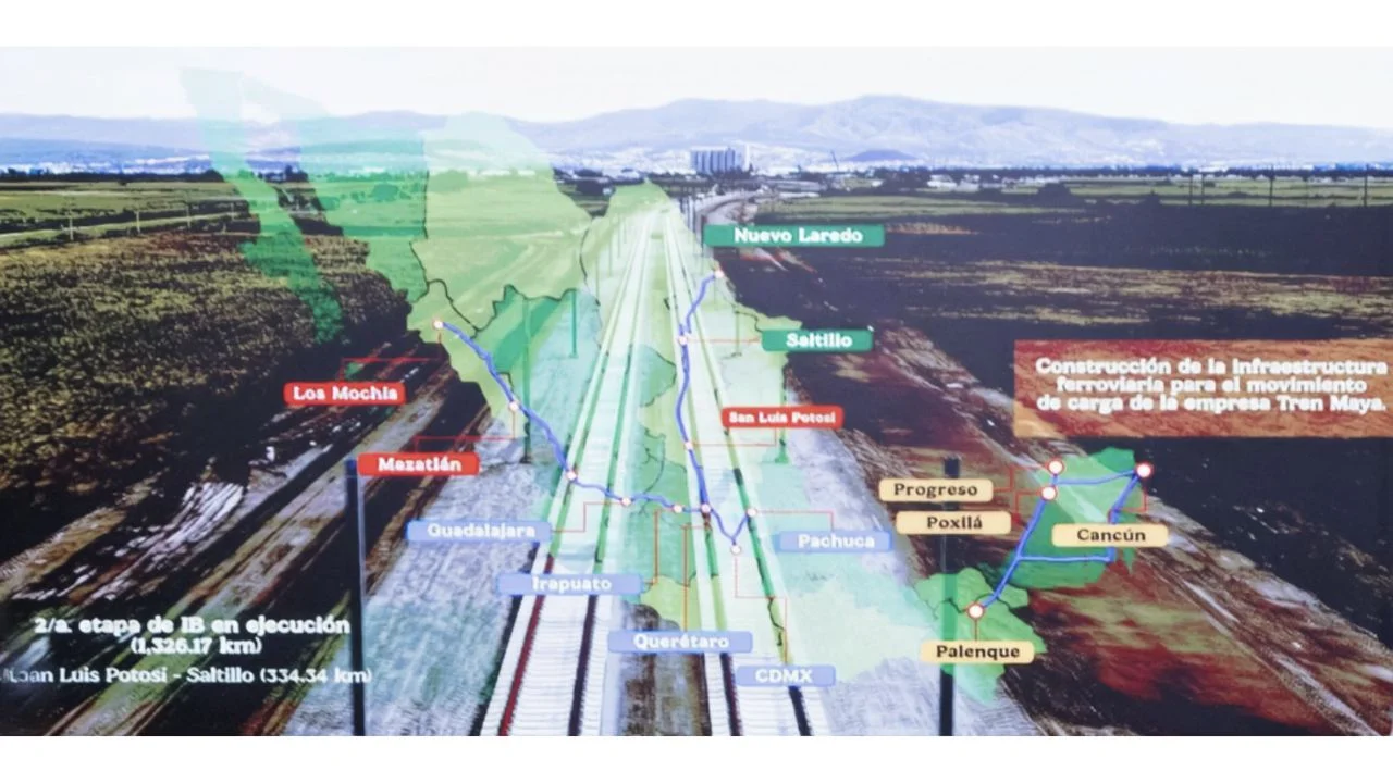 Sheinbaum impulsa trenes, construirán 2 mil 400 kilómetros férreos