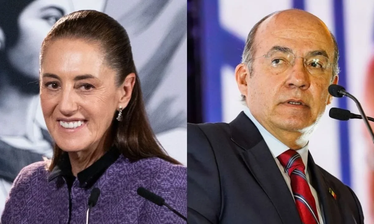 La presidenta Sheinbaum destacó el tema de García Luna, mientras que el expresidente Calderón llamó al trabajo territorial contra Morena.