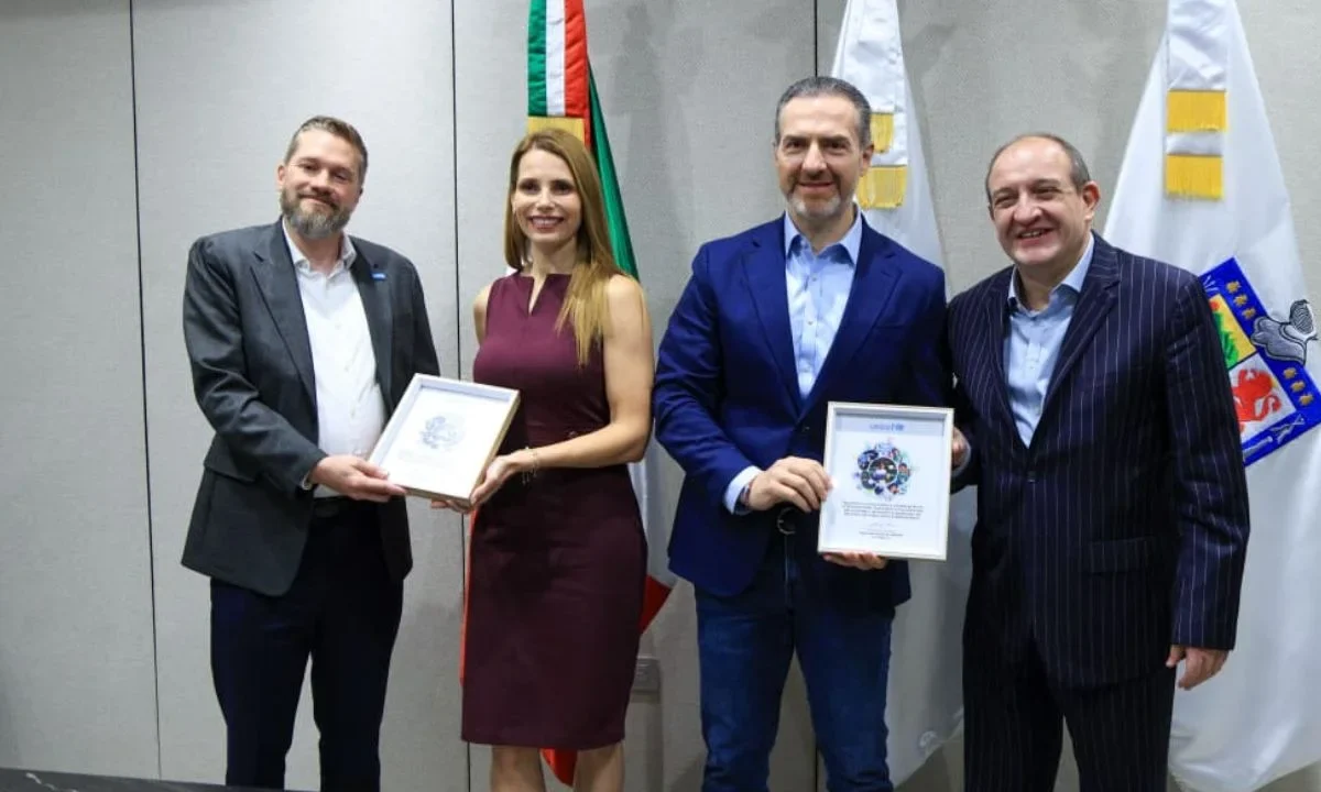 El alcalde Adrián de la Garza destacó que los objetivos de UNICEF coinciden con la agenda del Gobierno de Monterrey a favor de la niñez.