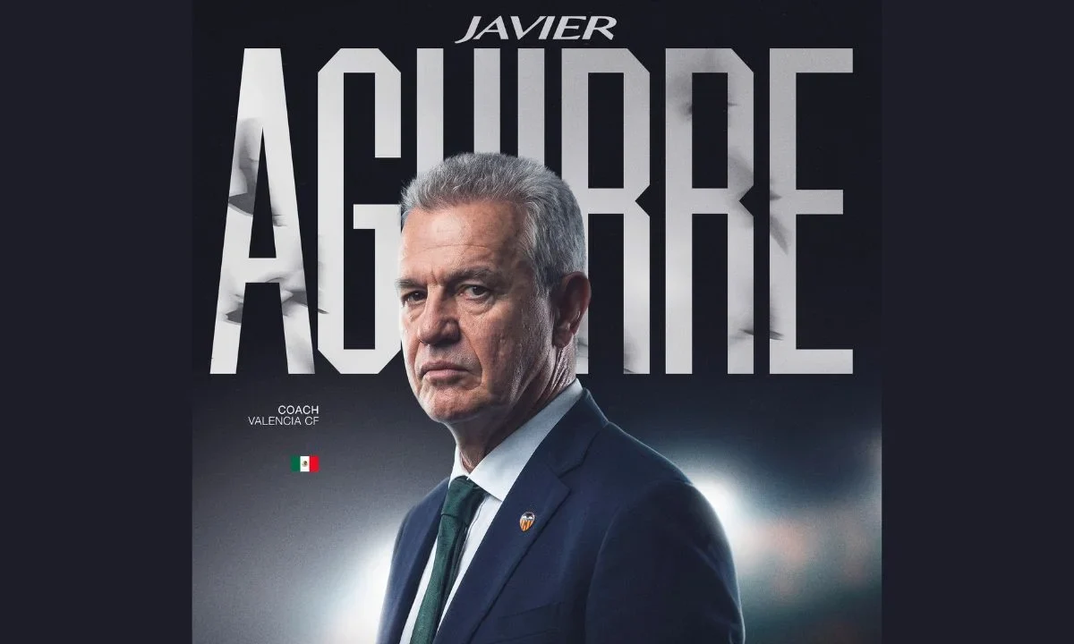 Valencia anunció la incorporación de Javier Aguirre como nuevo entrenador del equipo para lo que resta de la temporada dentro de LaLiga.