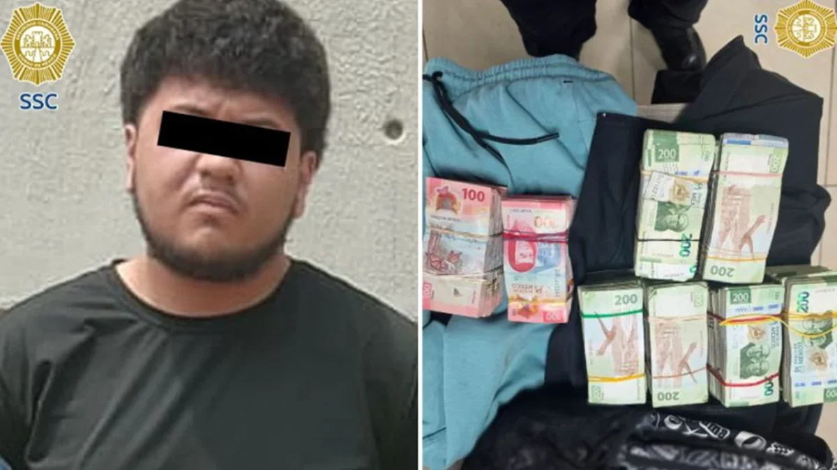 ¿Se iba a disparar los elotes? Detienen a sujeto con medio millón de pesos en efectivo en el Centro