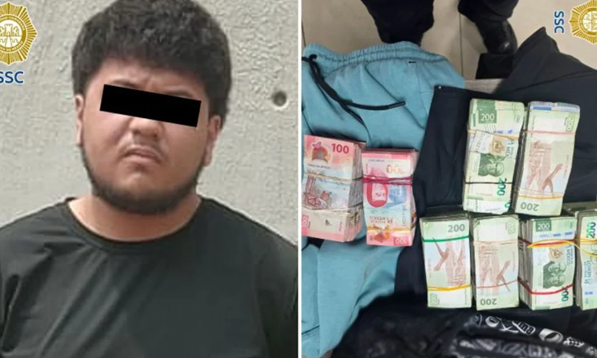 ¿Se iba a disparar los elotes? Detienen a sujeto con medio millón de pesos en efectivo en el Centro