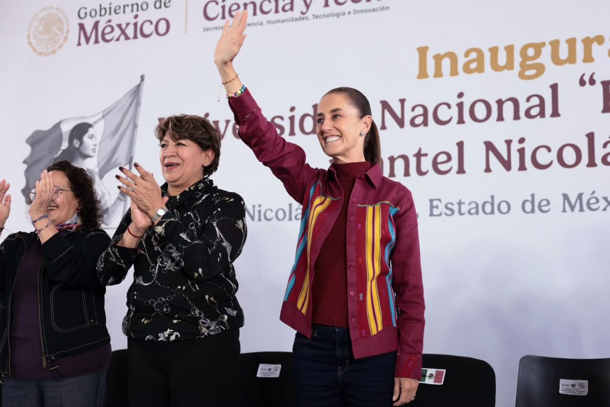 La Presidenta de México, Claudia Sheinbaum Pardo, inauguró la Universidad Nacional Rosario Castellanos