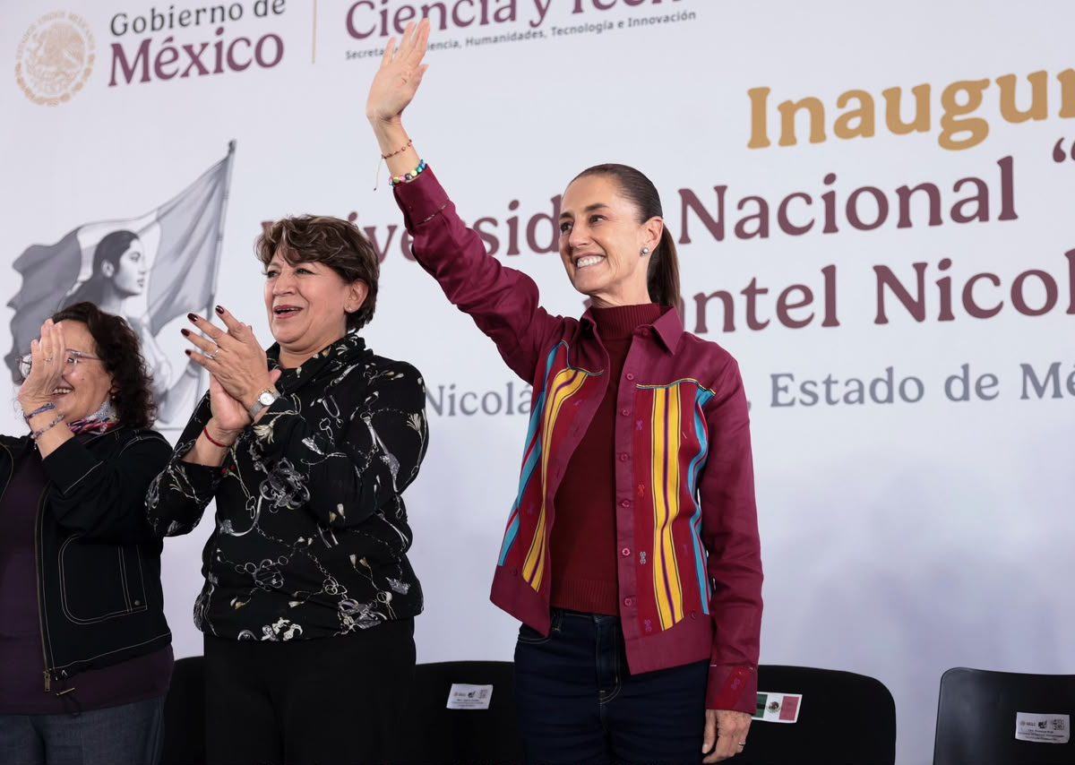 La Presidenta de México, Claudia Sheinbaum Pardo, inauguró la Universidad Nacional Rosario Castellanos