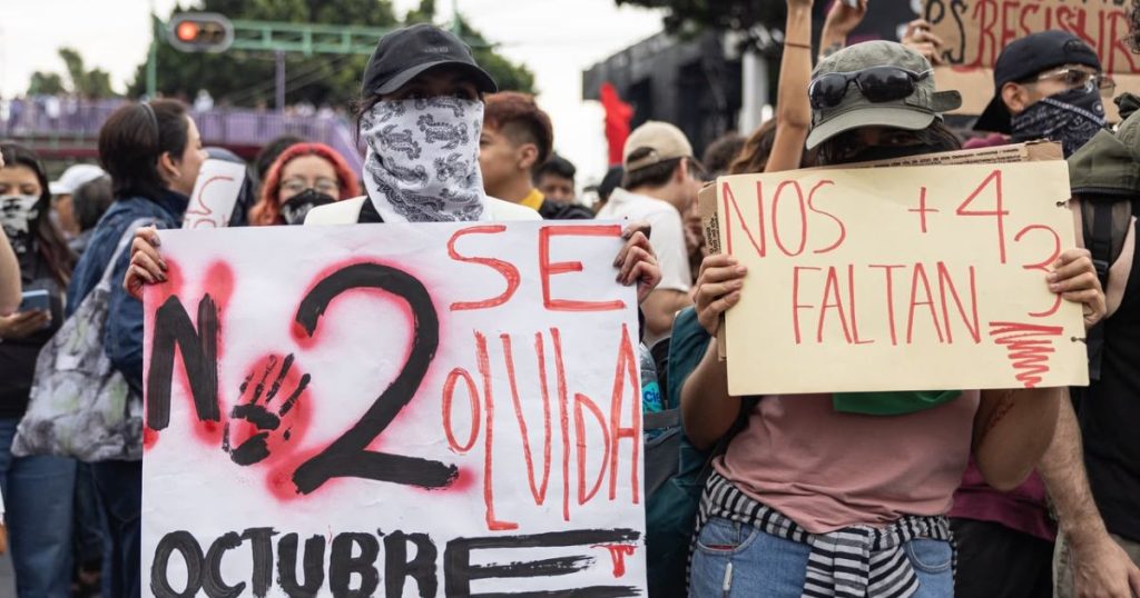 Marcha del 2 de octubre en CDMX