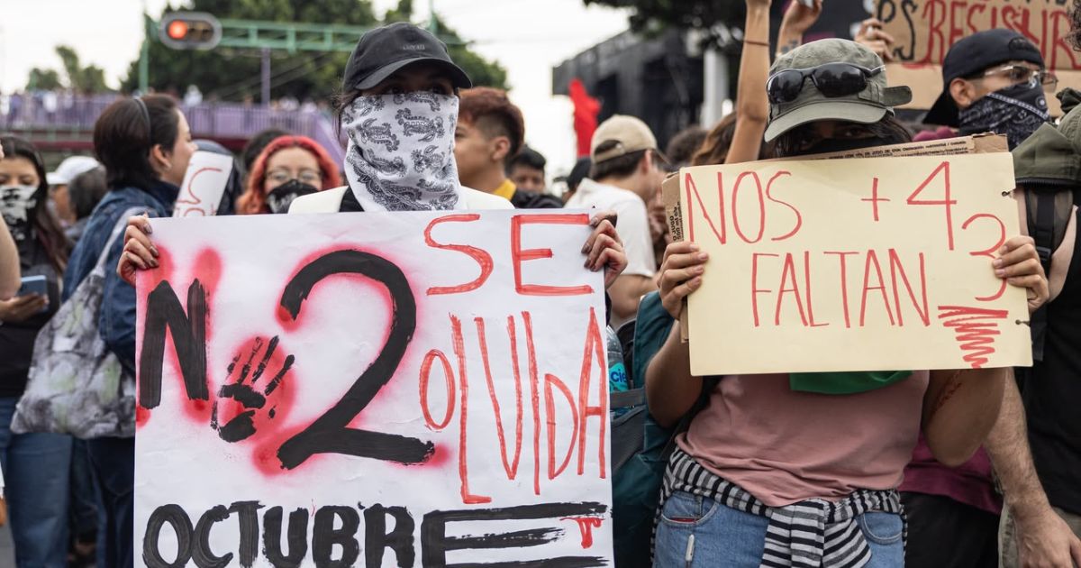 Marcha del 2 de octubre en CDMX
