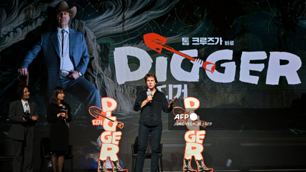 Tom Cruise se olvida de los héroes de acción en la sátira ecológica Digger