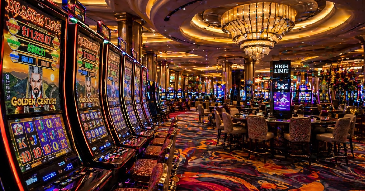 Sala de juegos en un casino 