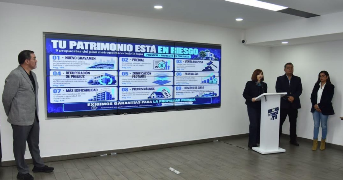 El partido blanquiazul ha acusado un predialazo con este proyecto | Foto: PAN CDMX