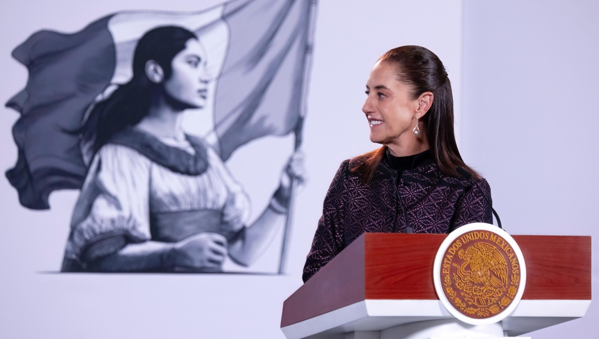 Claudia Sheinbaum presenta conferencia de prensa matutina desde Palacio Nacional