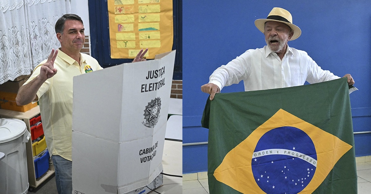 Lula y Flávio Bolsonaro se enfrentarán a una segunda vuelta en Brasil
