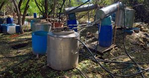Laboratorio clandestino en Sinaloa