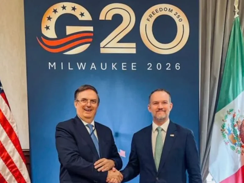 Marcelo Ebrard ve avances con EU durante reunión en el G20