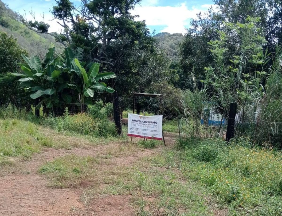 El predio fue localizado desde el pasado 3 de octubre | Foto: Facebook Colectivo Familias Unidas por Nayarit