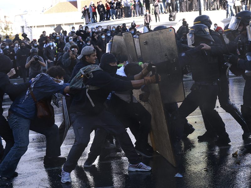 Protestas en Francia: van 5 mil menores de edad detenidos