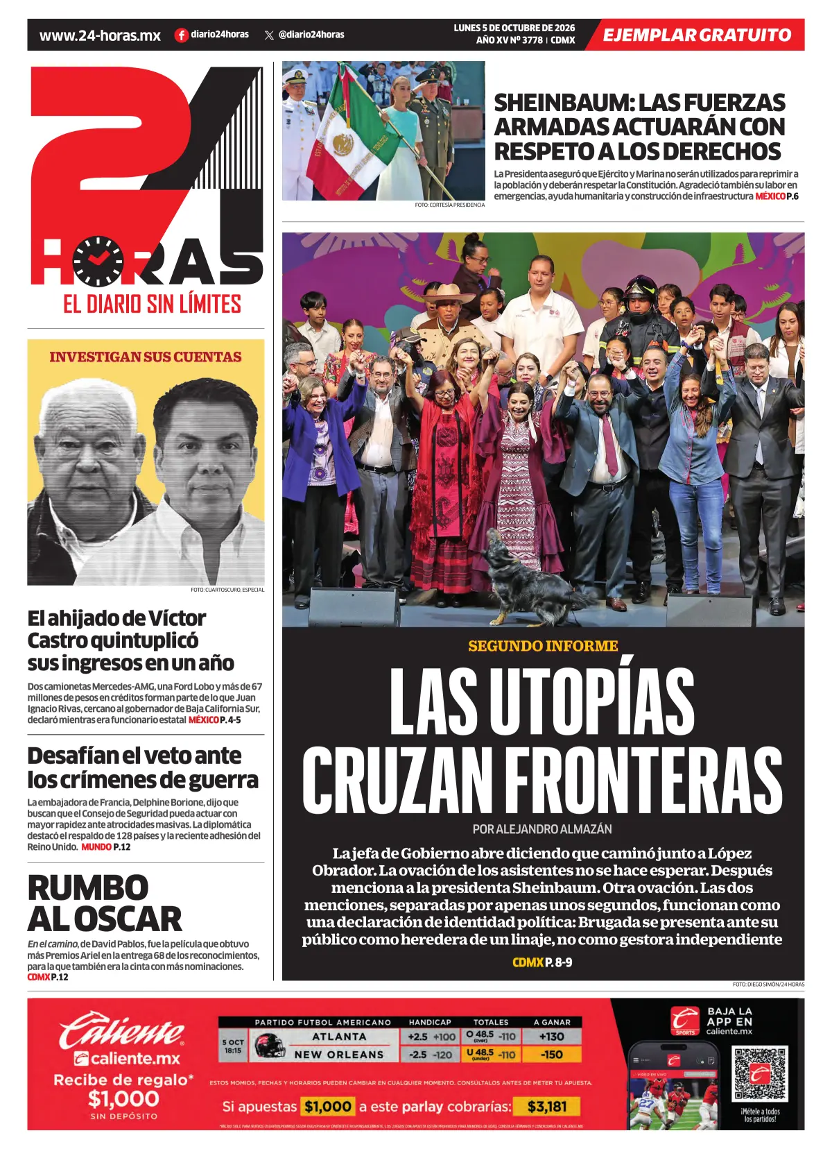 Portada de la edición CDMX
