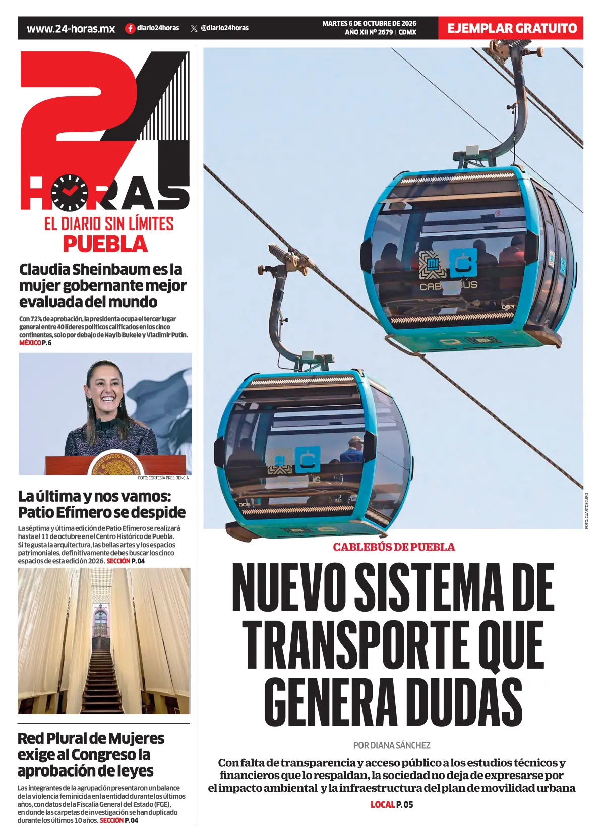 Portada de la edición Puebla