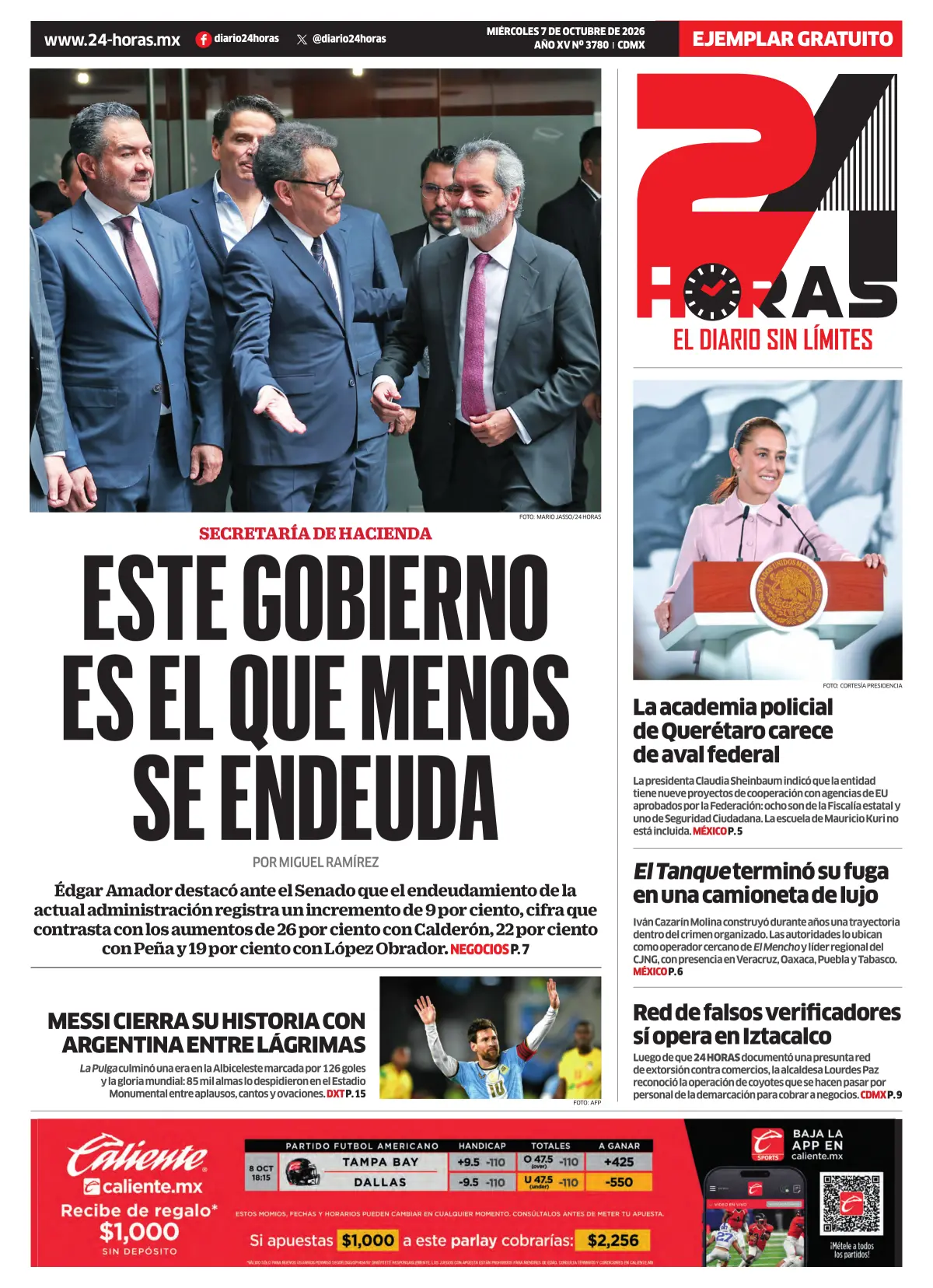 Portada de la edición CDMX